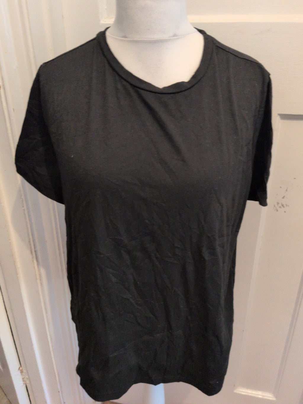 Shein Curve 1XL Black T-shirt Short Sleeve