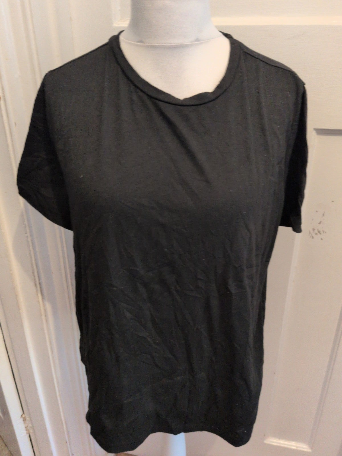 Shein Curve 1XL Black T-shirt Short Sleeve