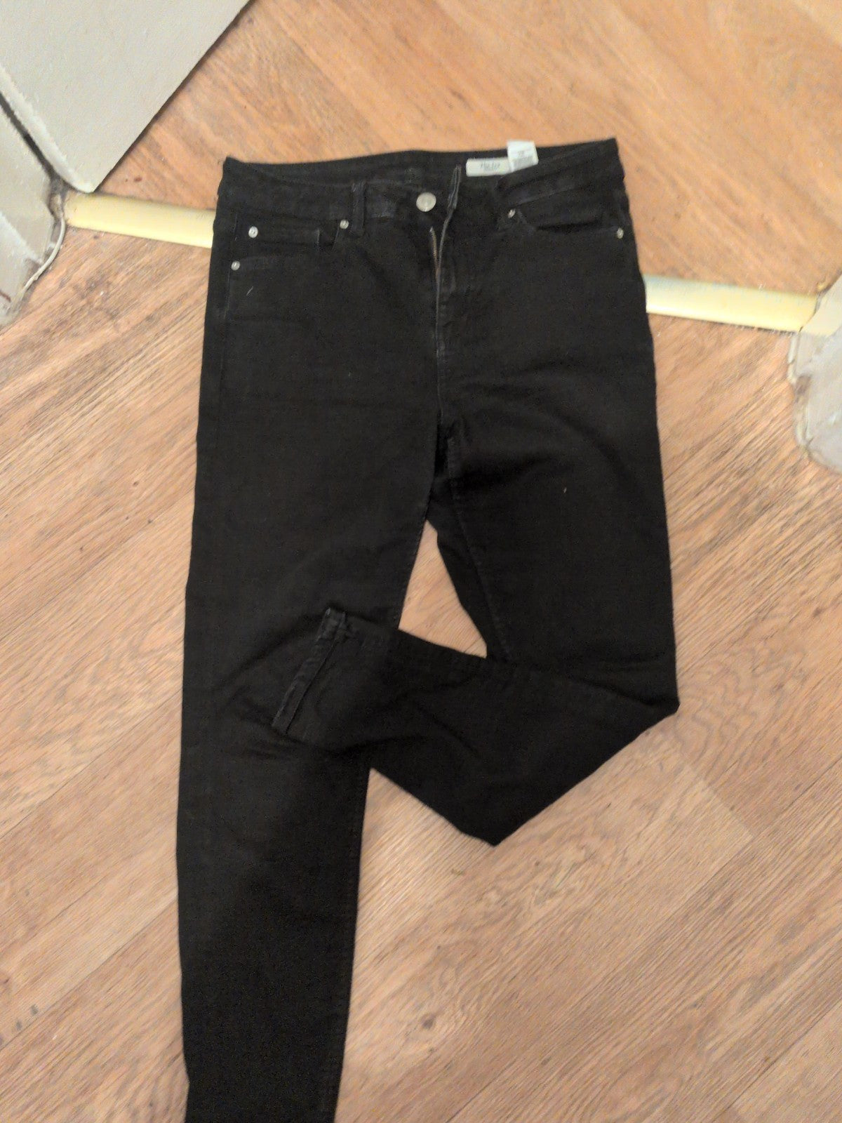 Ladies Marks And Spencer Size 12 Short The Ivy Black Skinny Jeans