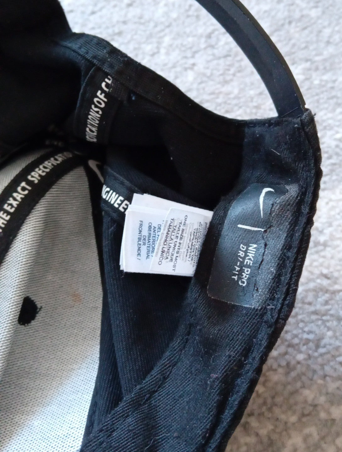 Adult Nike Hat One Size Black
