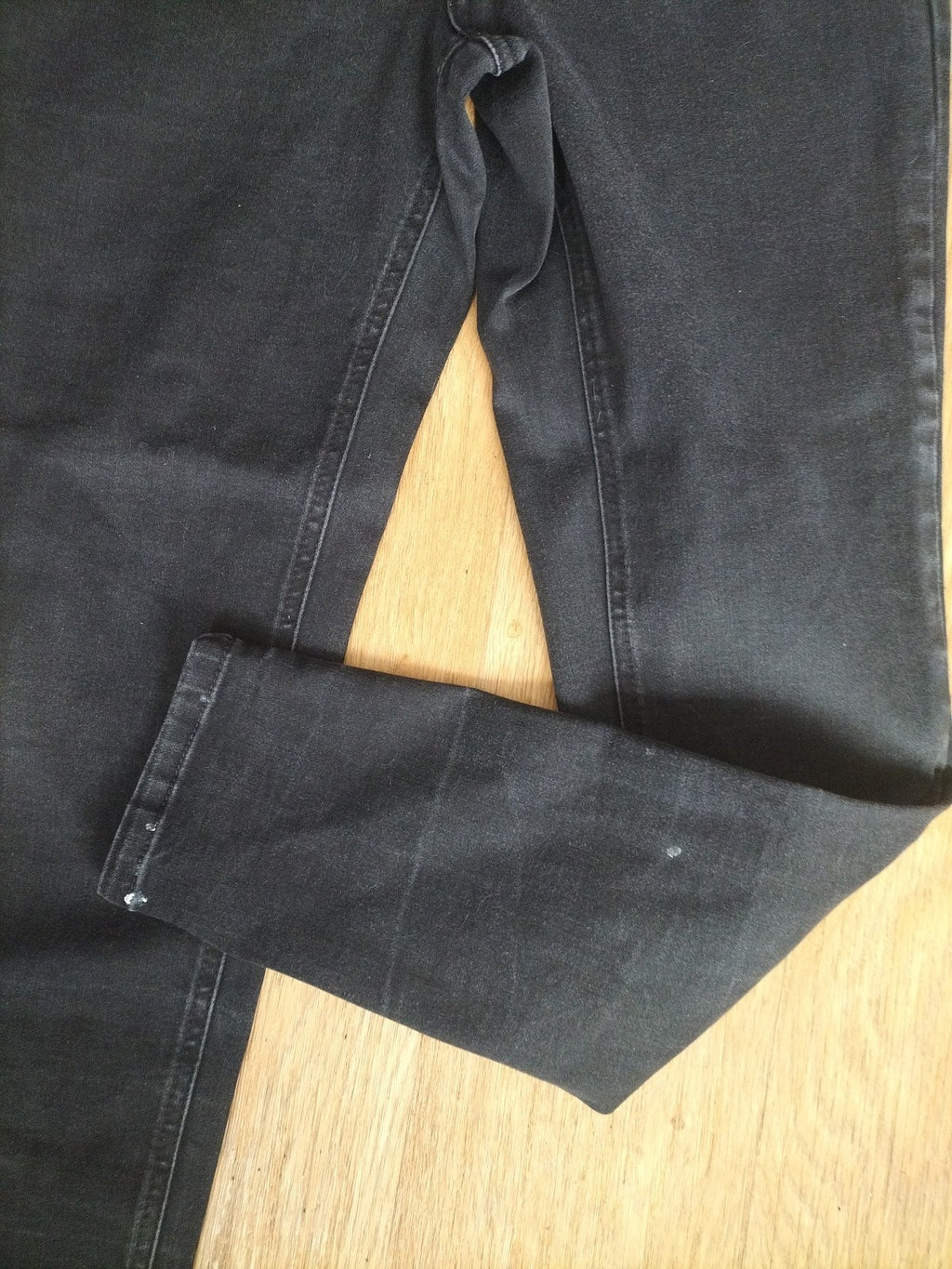 Ladies Tu Size 16R Black High Waist Skinny Jeans Mark On Bottom Of Leg