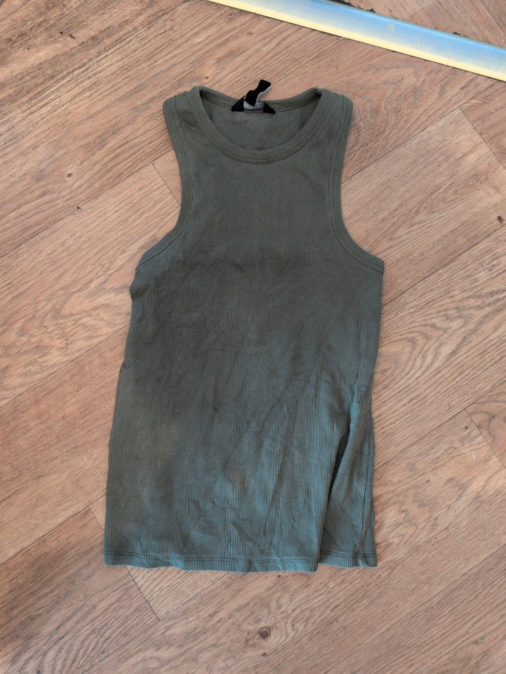 New Look 10 Green Sleeveless Top