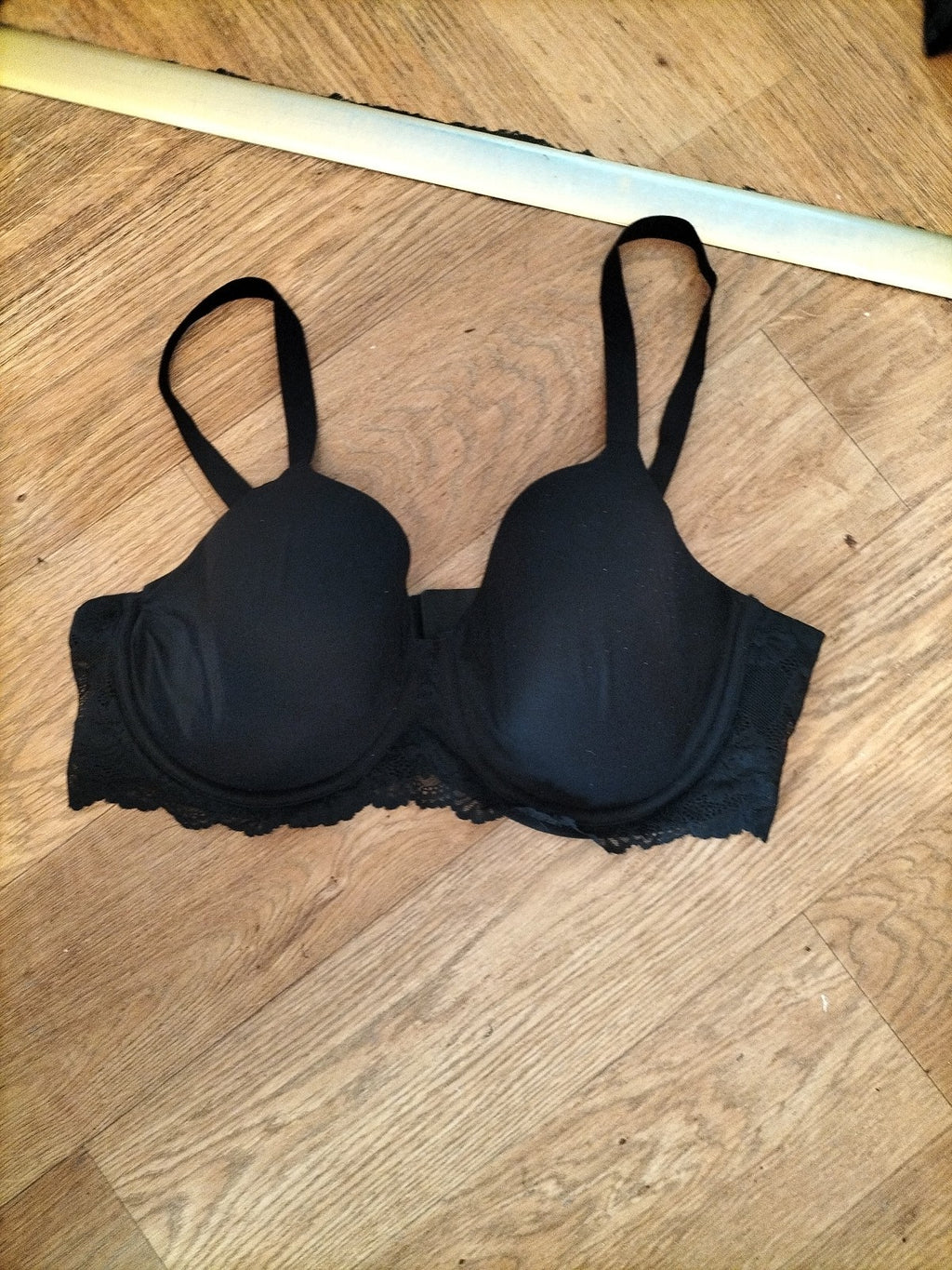 George 42DD Black Padded Wired Bra