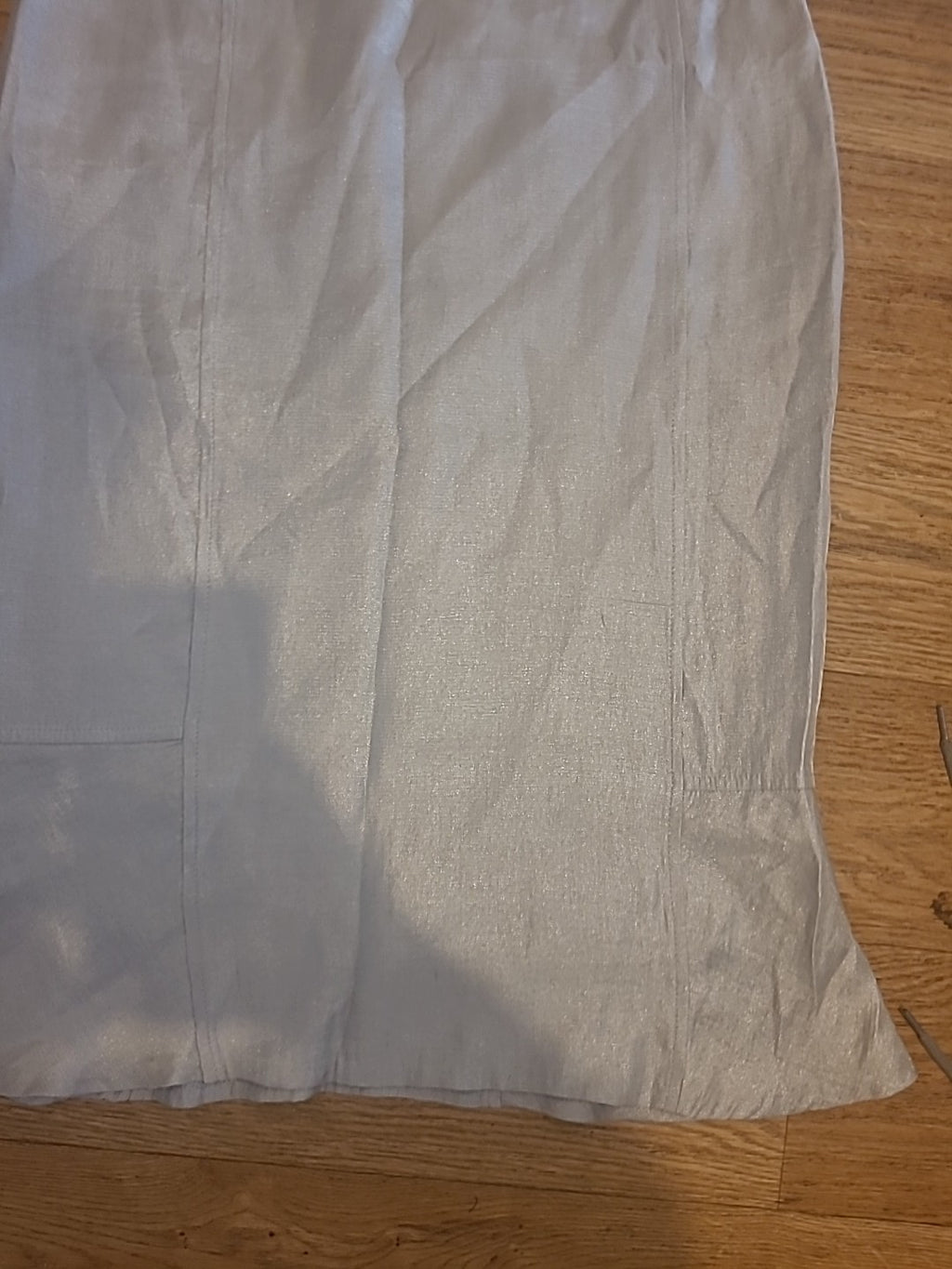 Ladies Size 10 Grey Lined Pencil Skirt