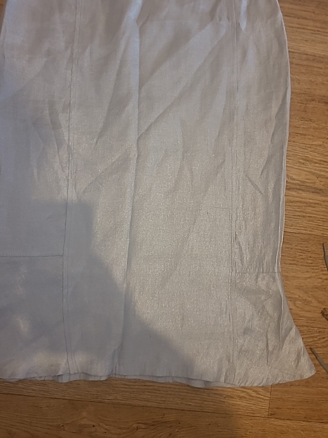 Ladies Size 10 Grey Lined Pencil Skirt