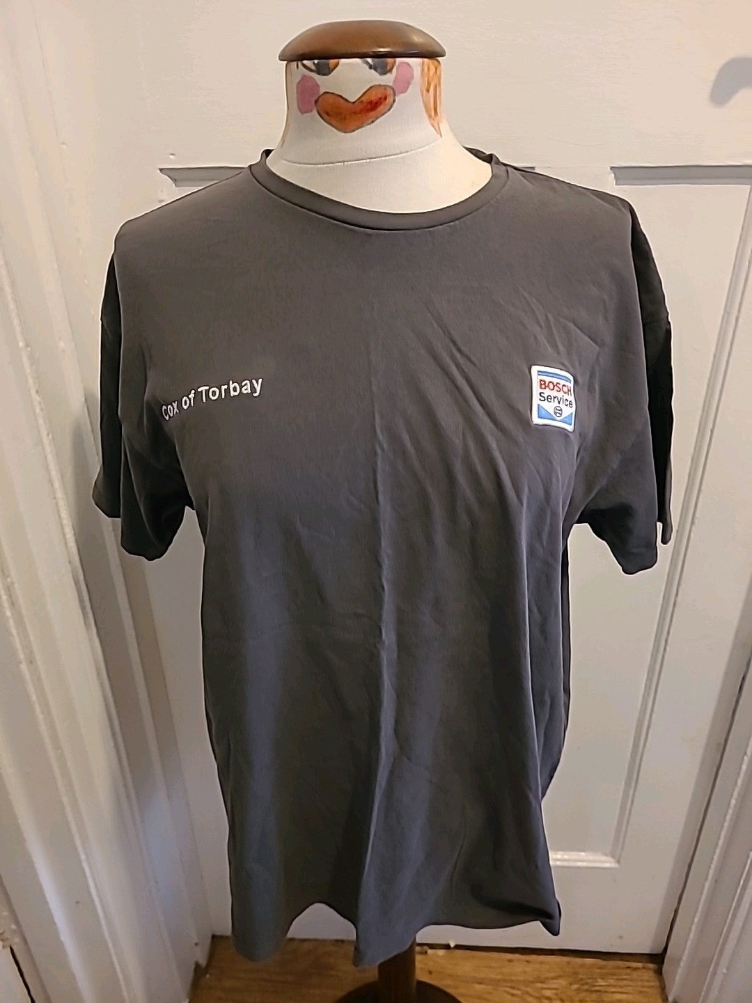 Mens Uneek Size Large Dark Brown Cox Of Torbay Tshirt