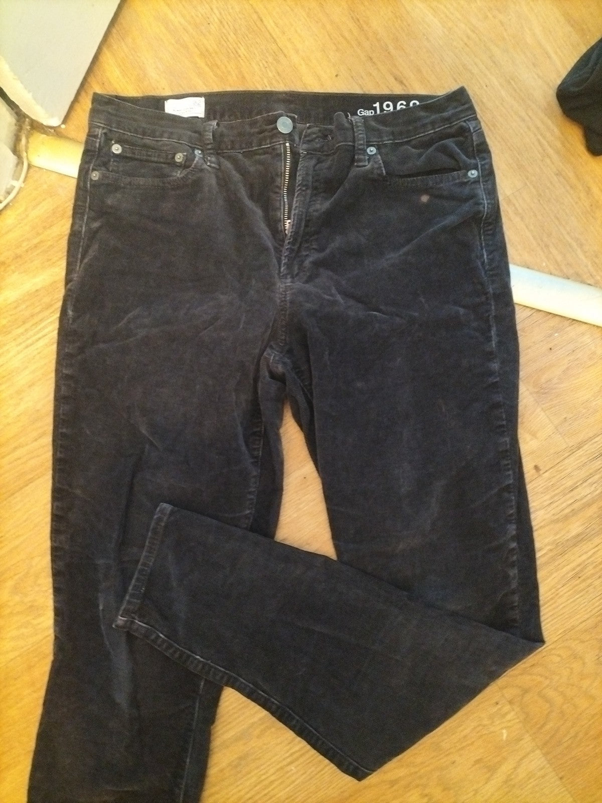 Mens Gap 1969 Size 32" Navy Super Skinny High Rise Jeans(mark Near Pocket)
