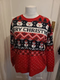 Mens Nutmeg Size Large Christmas Pullover Jumper