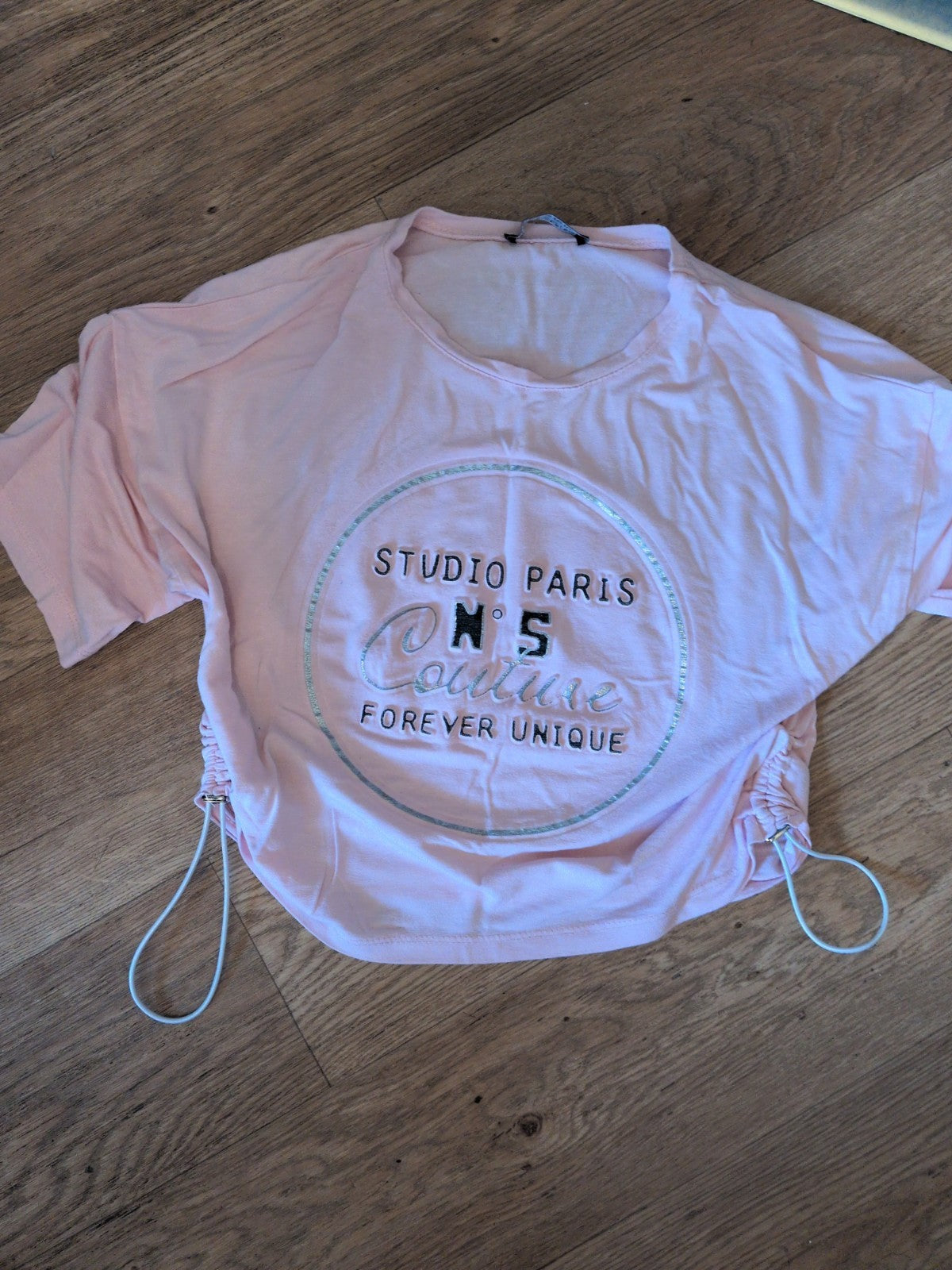 Select 12-13 Years Pink Print Short Sleeve T-shirt