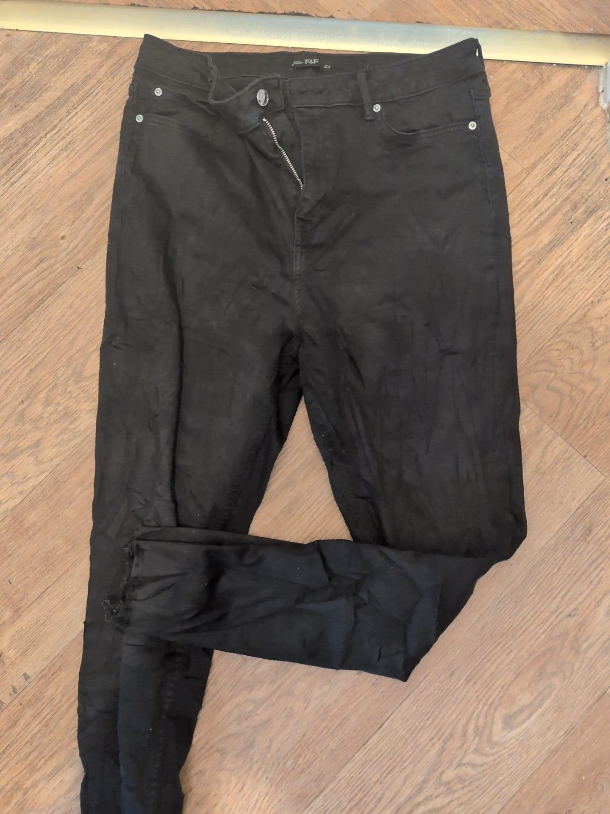 F&F 16 Black Skinny Jeans