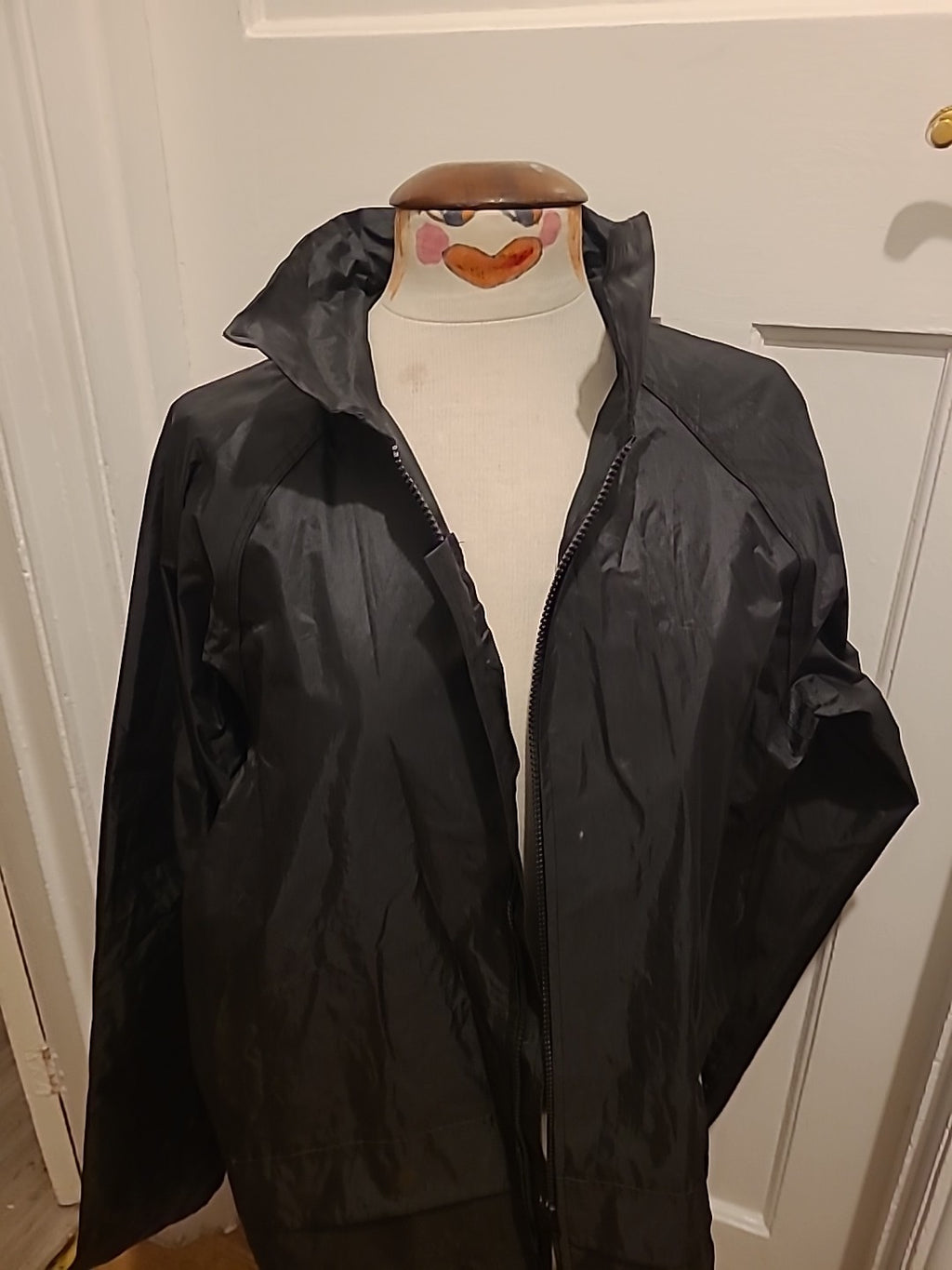 Mens Warrior Size Small Black Waterproof Coat