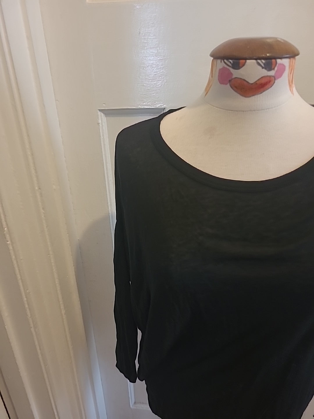 Ladies Euro 36 Black Long Sleeved T-Shirt