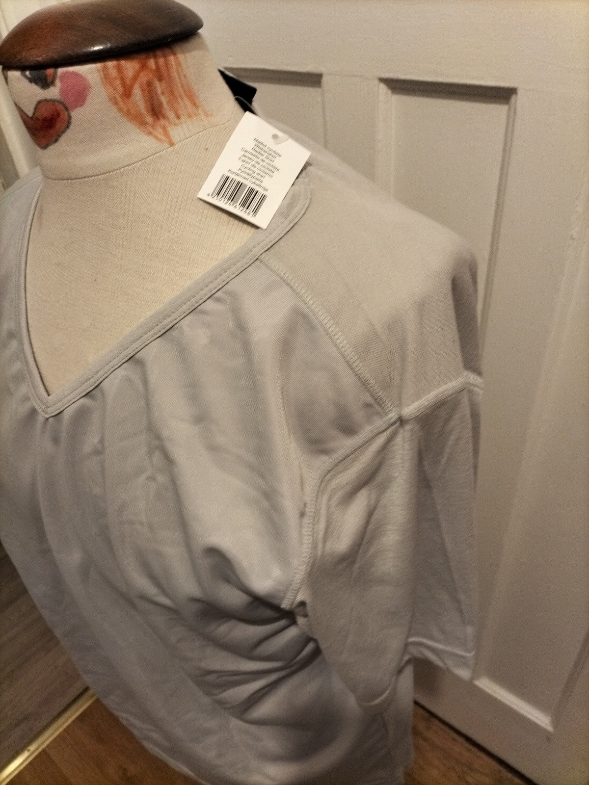 Brand New Mens Unique&Pure Size Large Grey Short Sleeved Tshirt