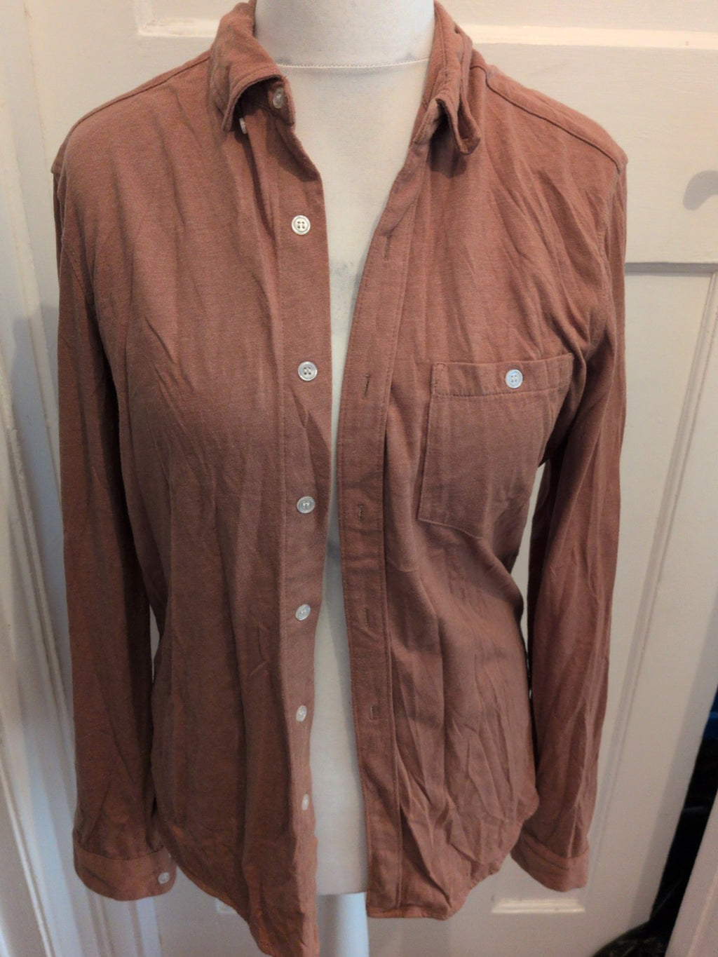 ASOS Medium Brown Long Sleeve Shirt