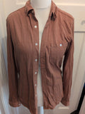 ASOS Medium Brown Long Sleeve Shirt
