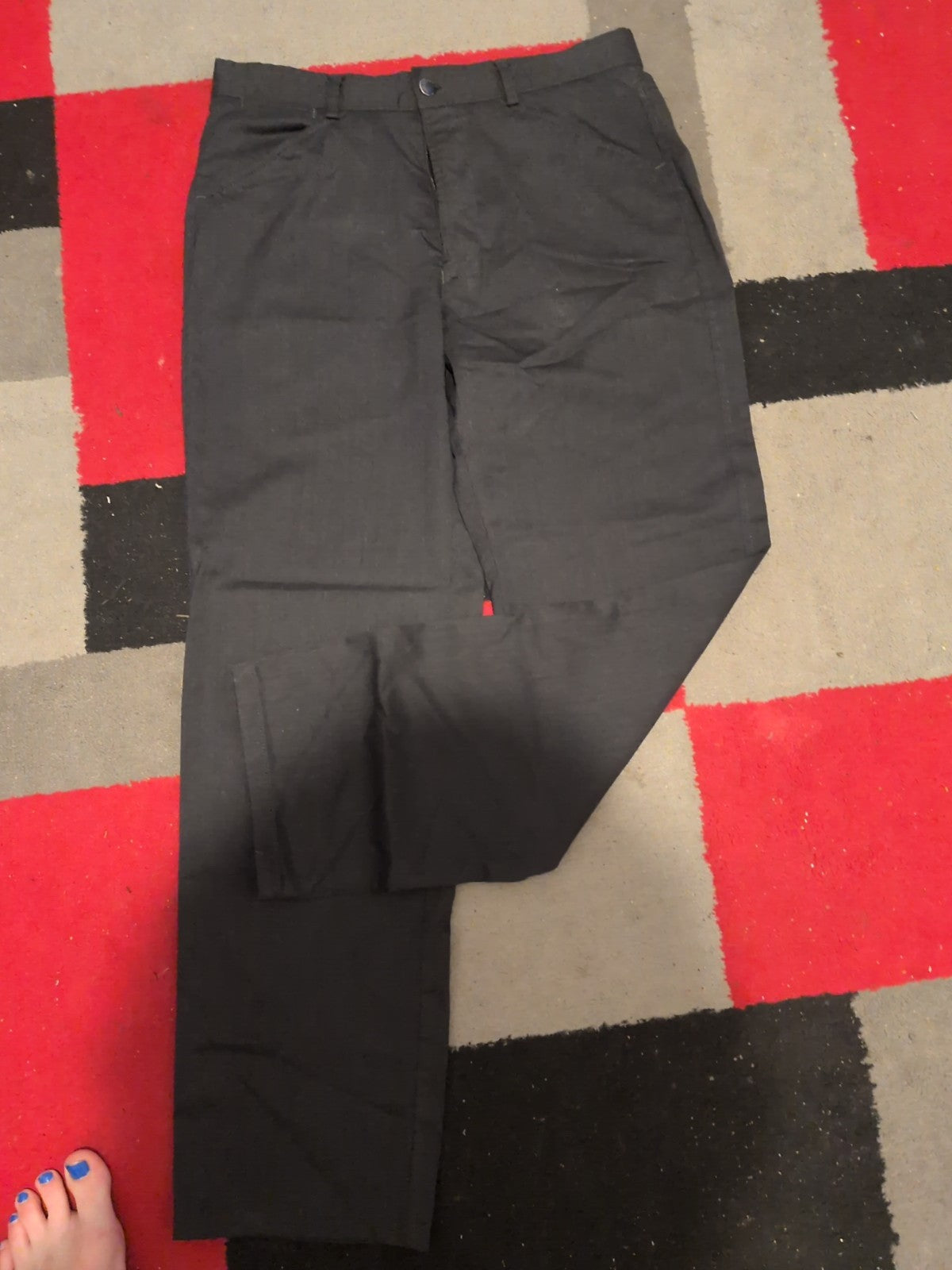Next 32short Charcoal Smart Trousers