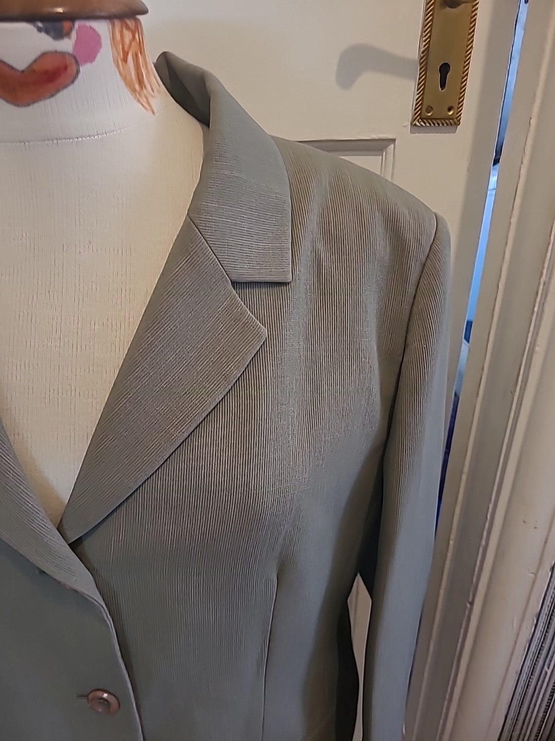 Mens Scott Taylor Size 20 Grey Padded Suit Jacket
