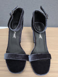 Anne Michelle UK 3 Metallic Grey Wedge Heels