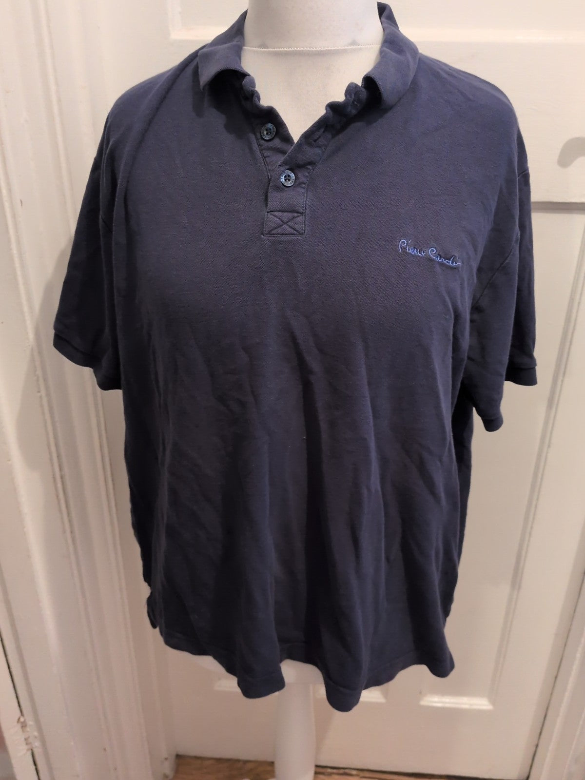 Pierre Cardin 2XL Navy Short Sleeve Polo