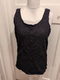 George Basics 22 Fitted Vest Black Sleeveless T-shirt