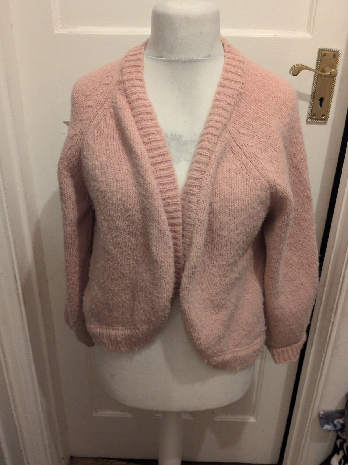 George Medium Pink Open Cardigan Super Warm
