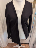 Divided Large Black Long Sleeve Open Blouse/Cardigan