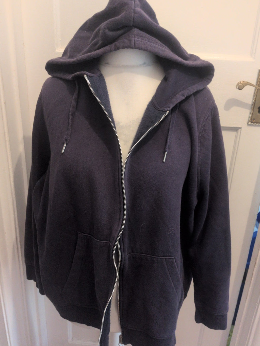 Tu 24 Navy Full Zip Hoodie