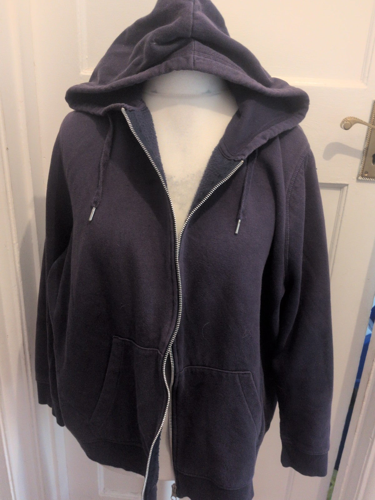 Tu 24 Navy Full Zip Hoodie