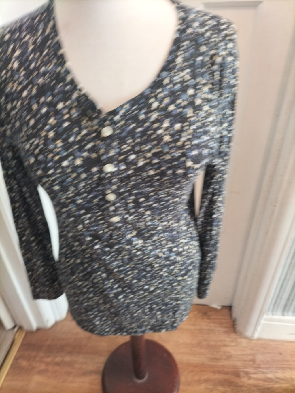 Ladies J.Crew Size XS Starry Long Sleeved Blouse
