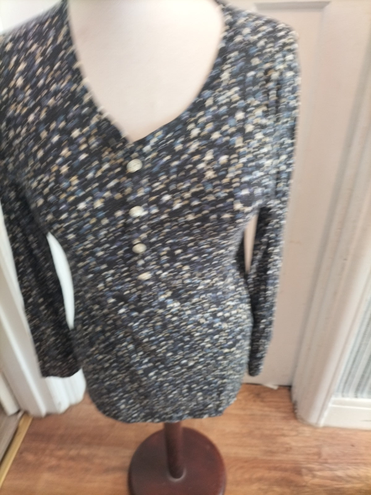 Ladies J.Crew Size XS Starry Long Sleeved Blouse