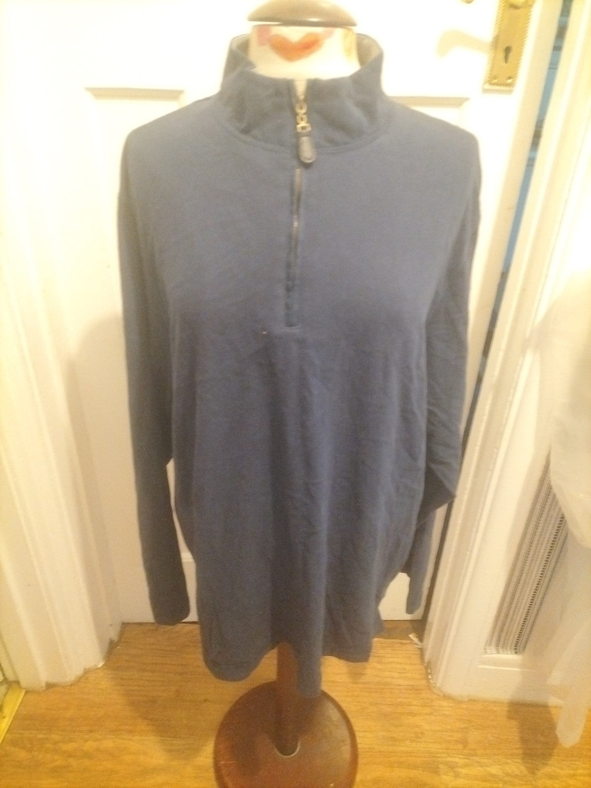 Mens Blue Harbour Size XL Navy Long Sleeved Pullover Jumper