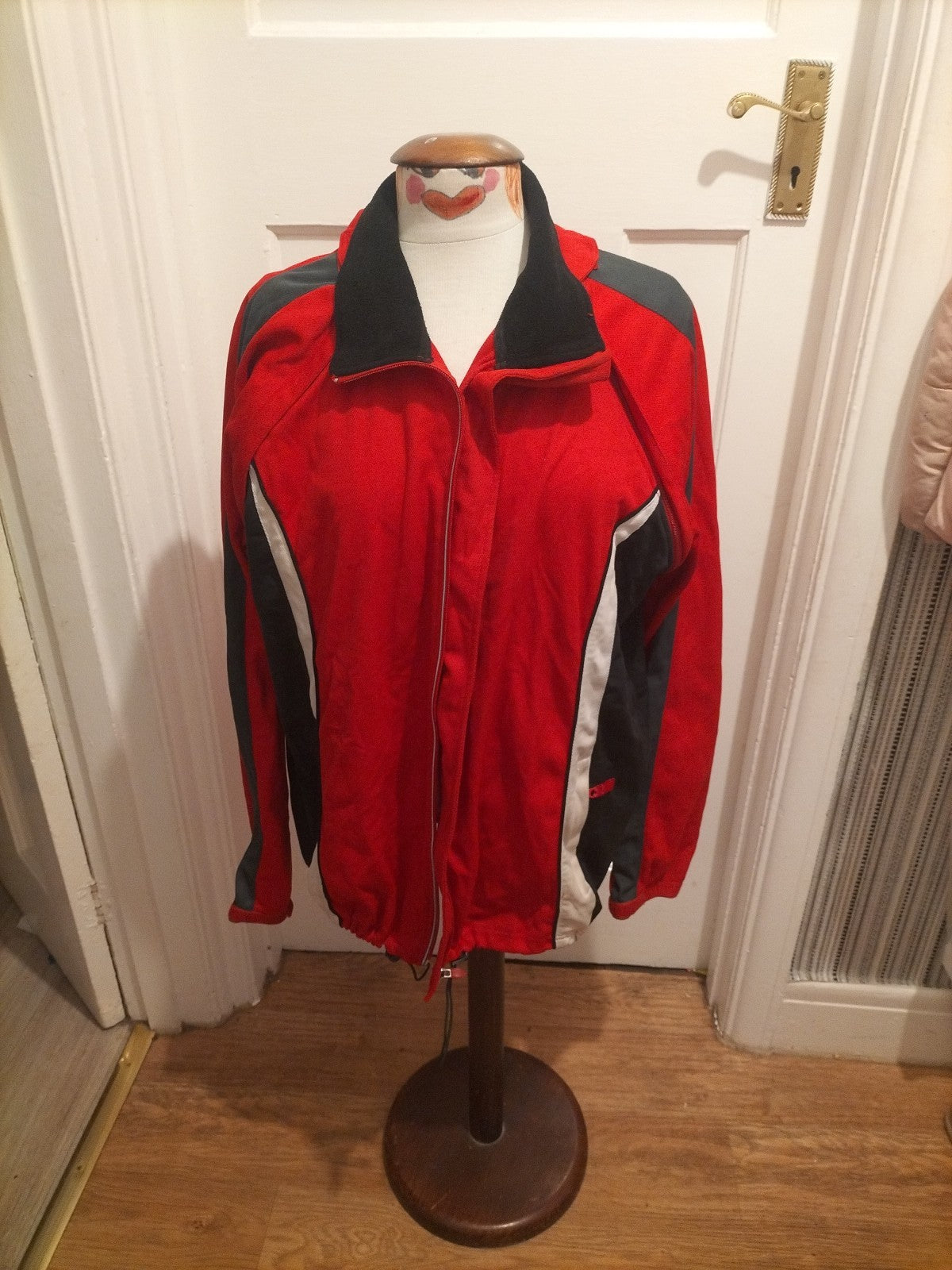 Unisex Crane Size XL Red Zip Through Jacket