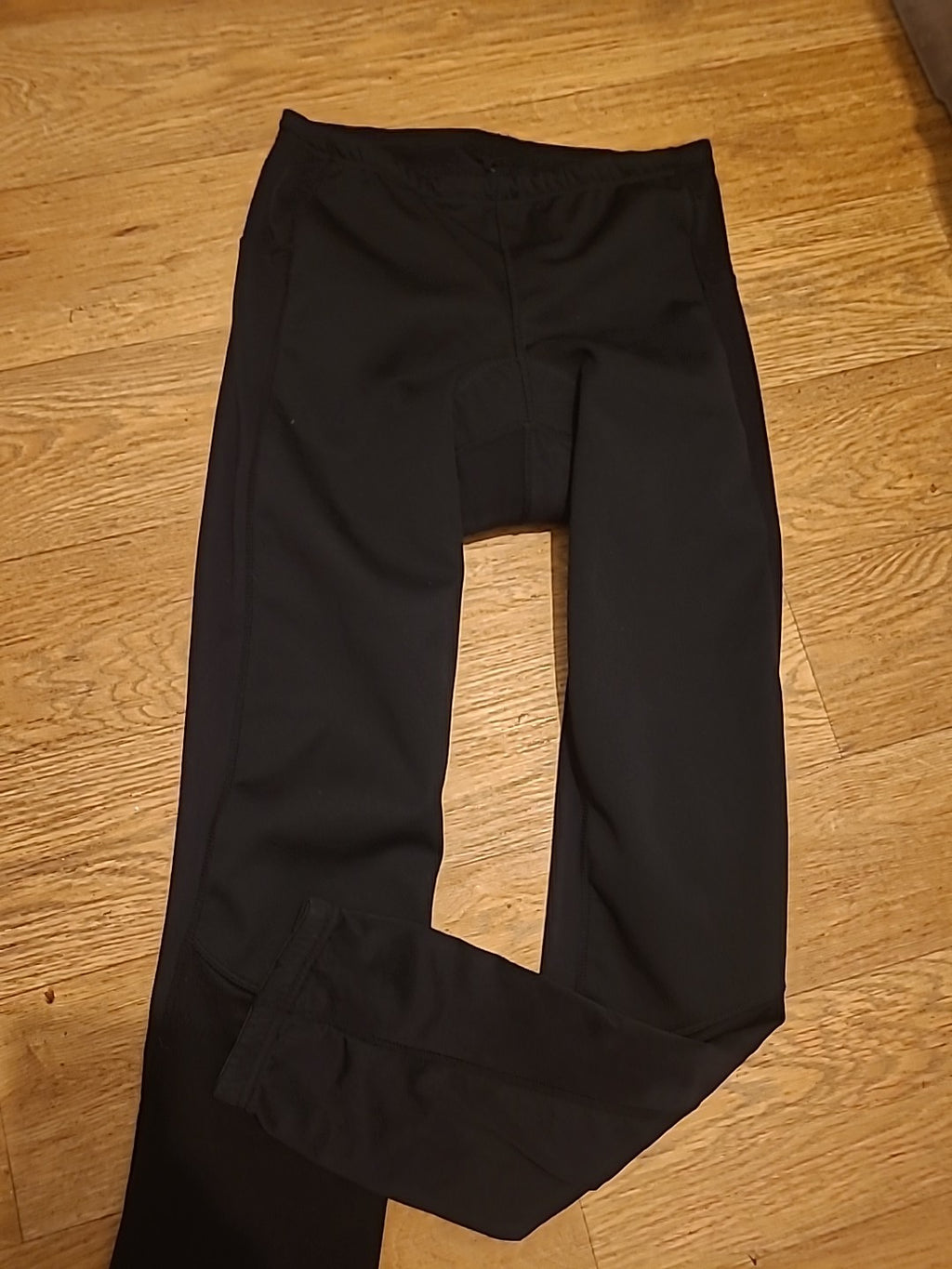 Mens Crane Size Large Black Padded Cycling Trousers