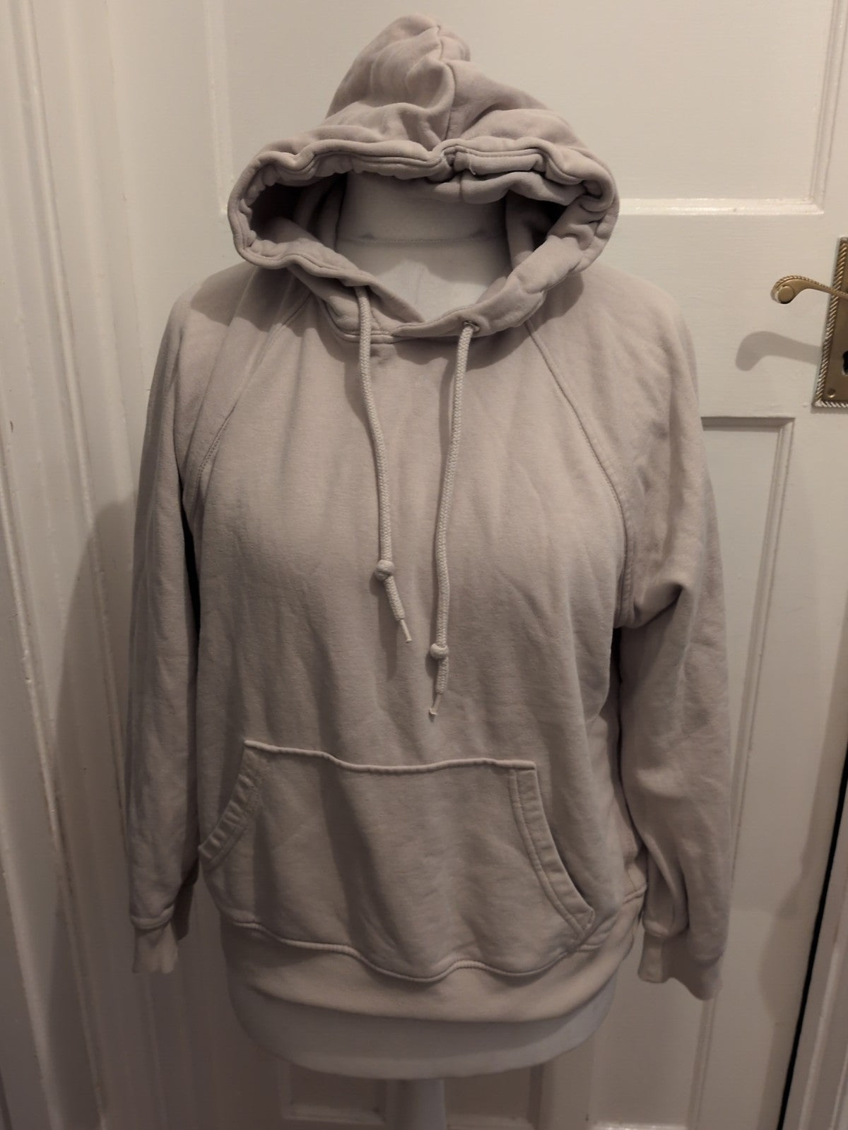 Divided Small Stone Beige Pullover Hoodie
