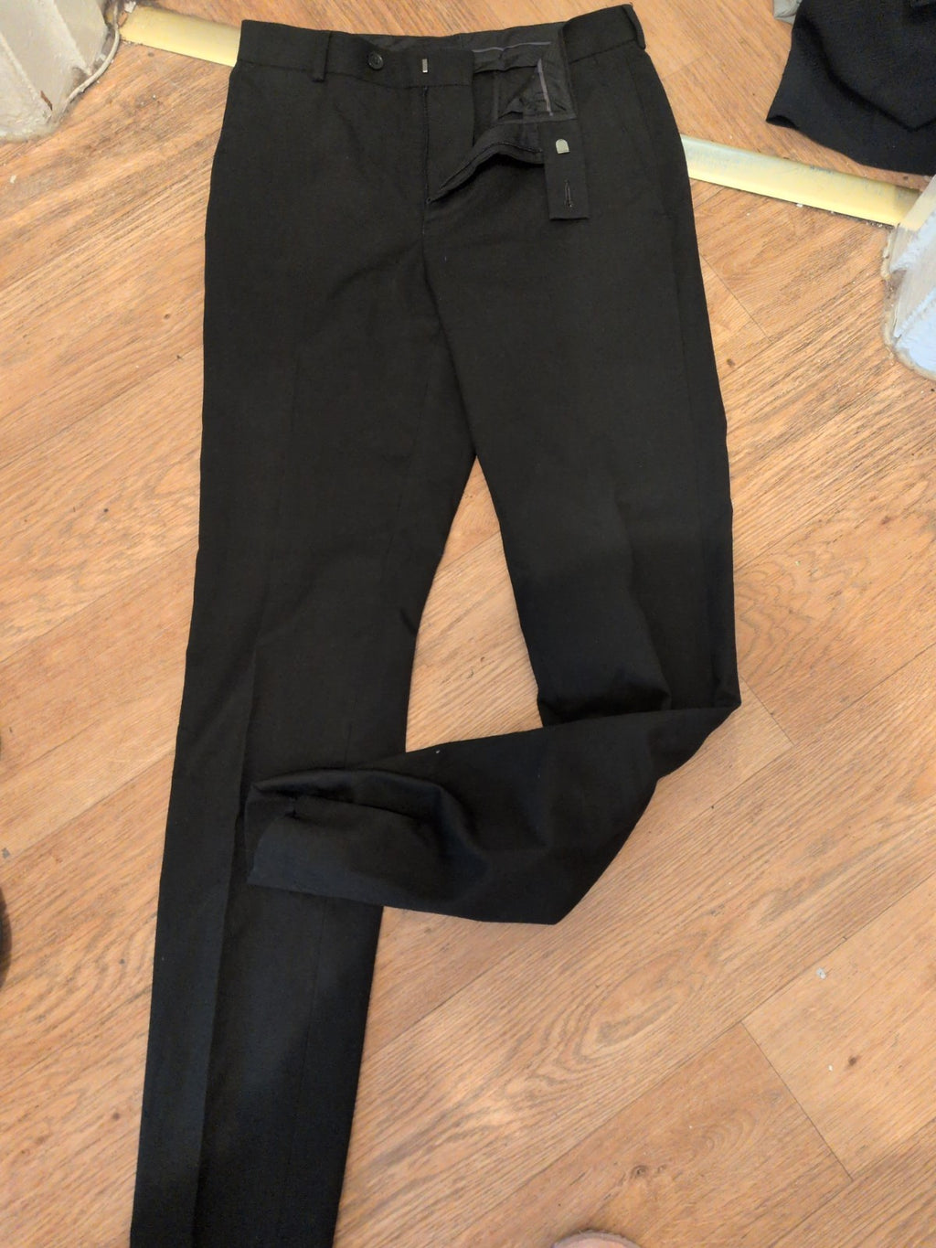 Tu 28x33 Black Slim Fit Trousers