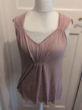 Edeis 16-18 Pale Purple Sleeveless Blouse
