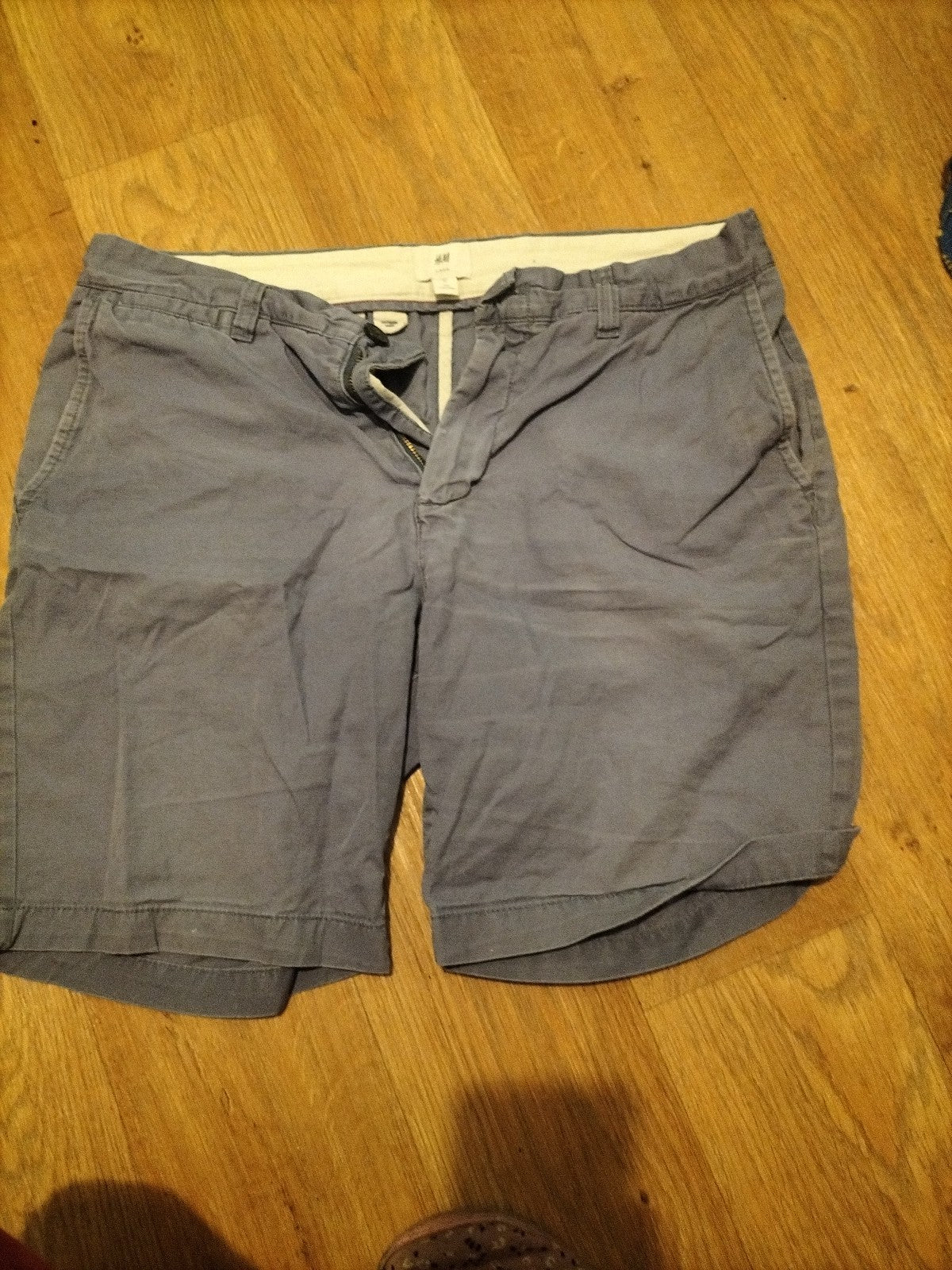 Mens H&M Size 31" Air Force Blue Chino Shorts