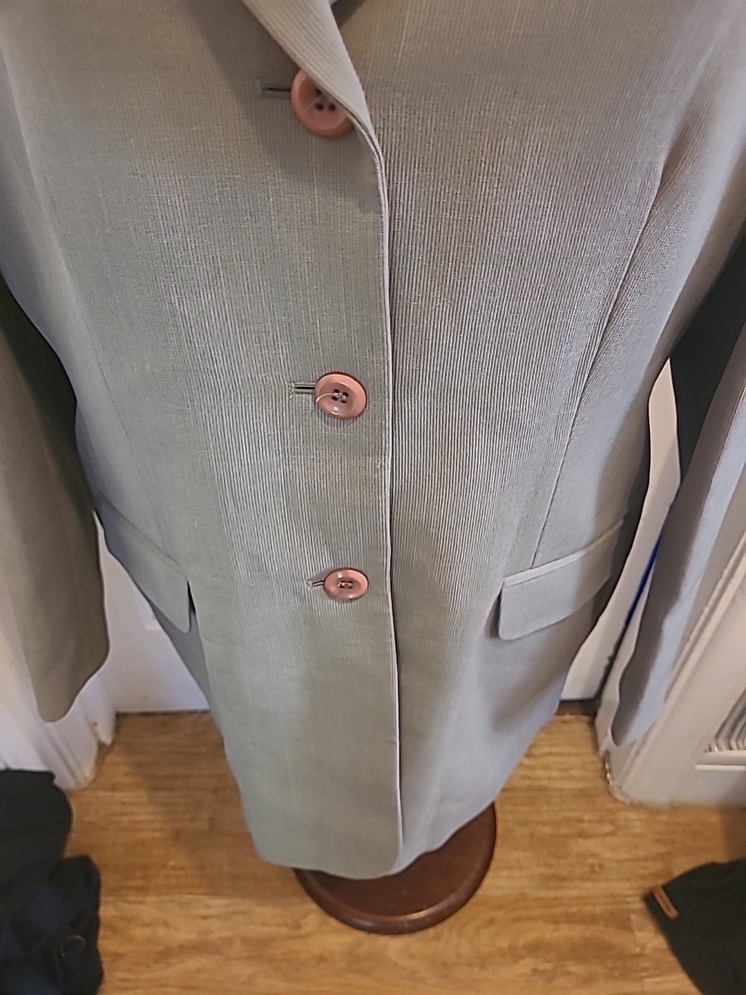 Mens Scott Taylor Size 20 Grey Padded Suit Jacket