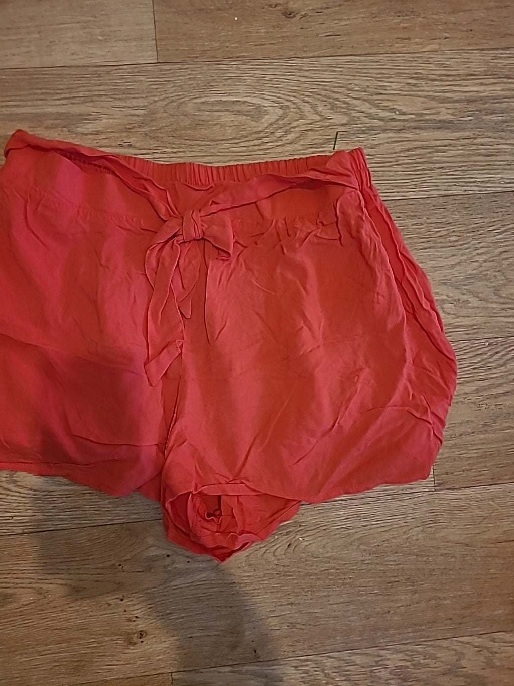 Ladies Primark Size 12 Coral Elasticated Shorts
