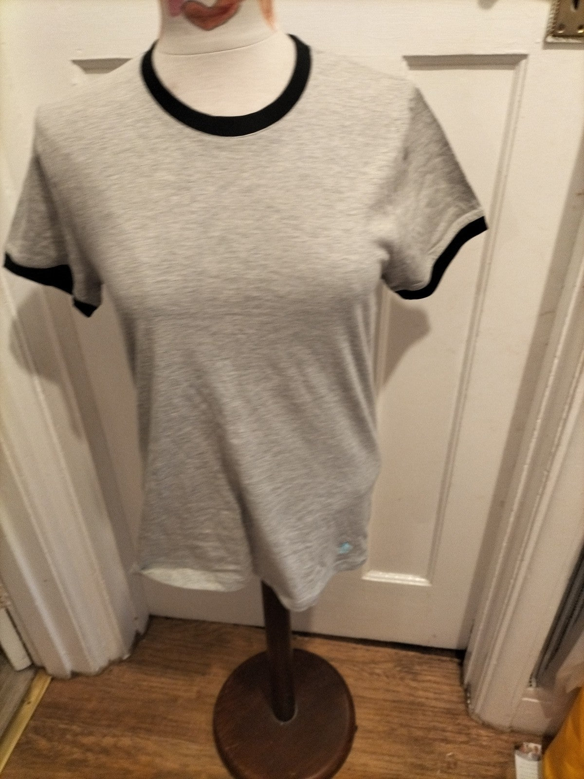 Mens Penguin Size Small Grey Short Sleeved Pyjama Top