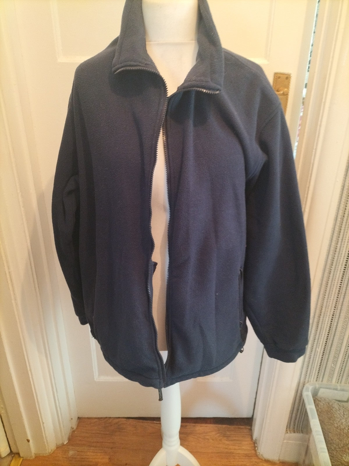 Mens Regatta Size XL Navy Full Zip Jumper