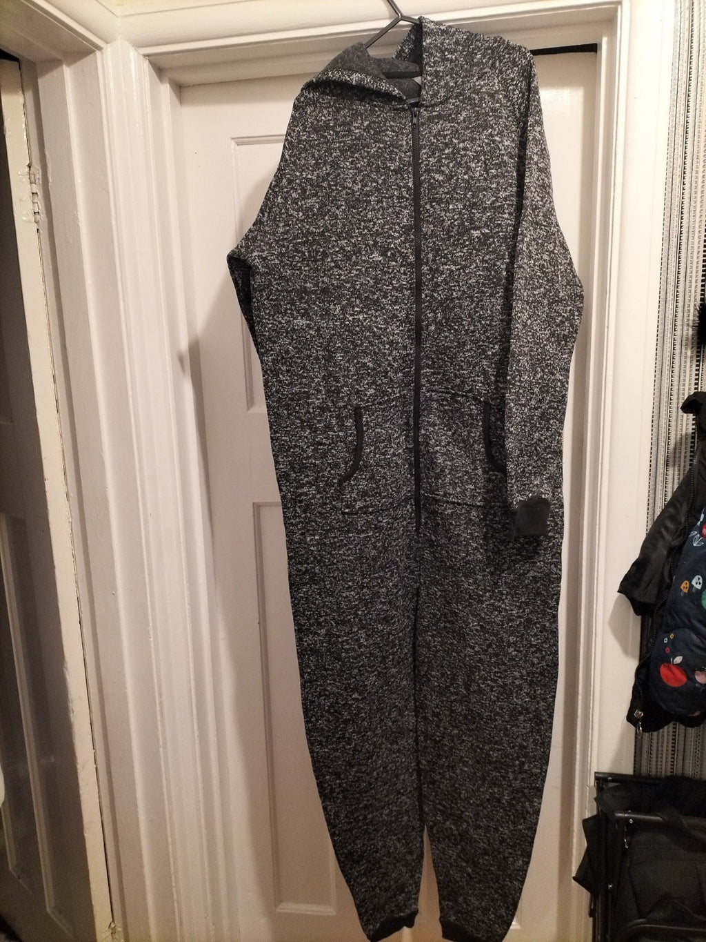 Mens Fluid Size Large All In One Grey Fleck