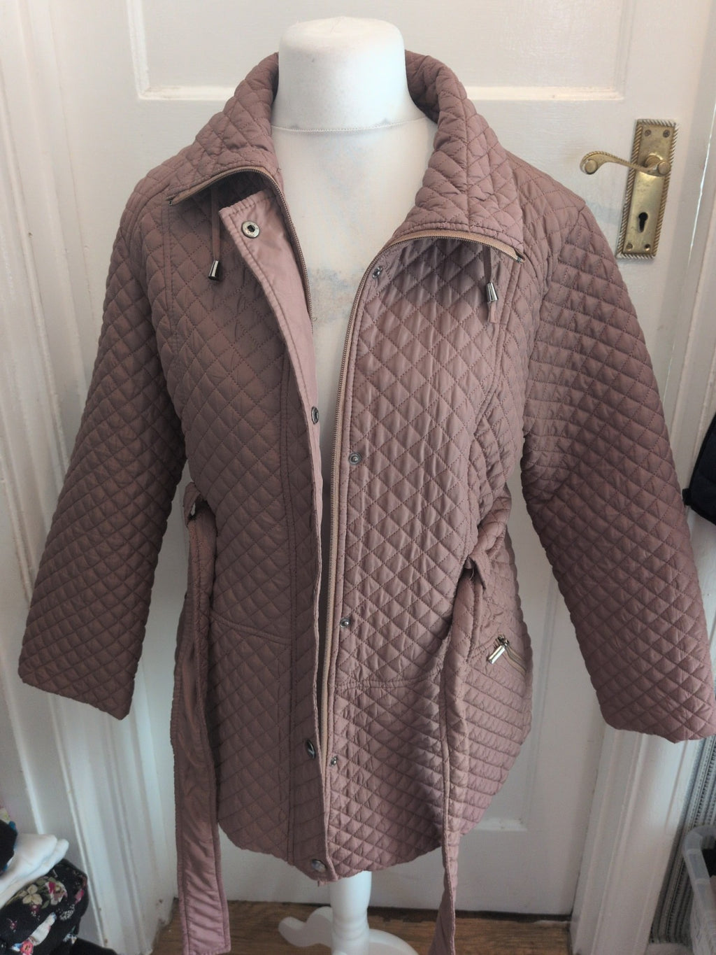 Luke Gud XL Brown Lined Belted Jacket