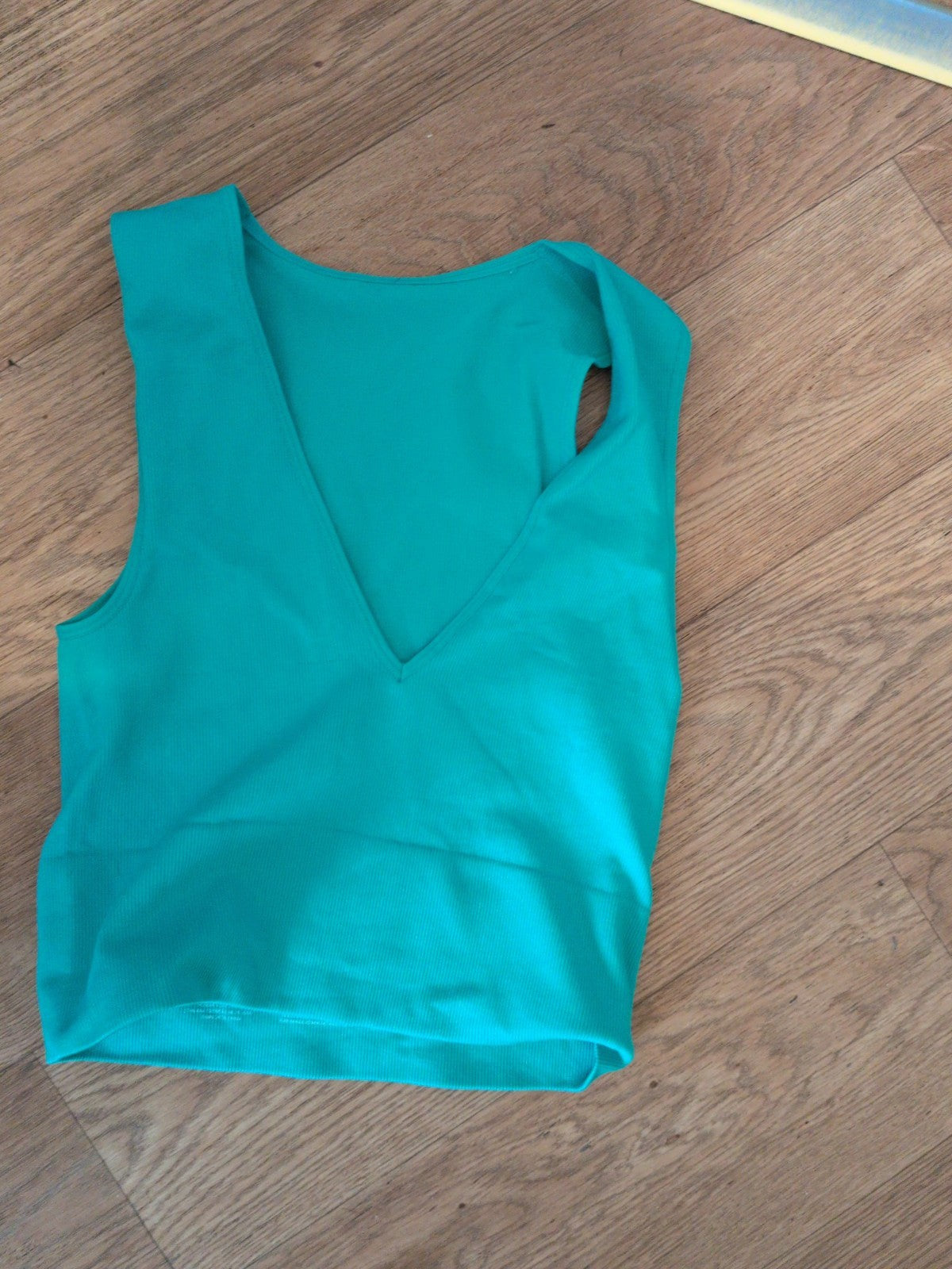 Primark Small Mint Green Tank Vest Top Sleeveless