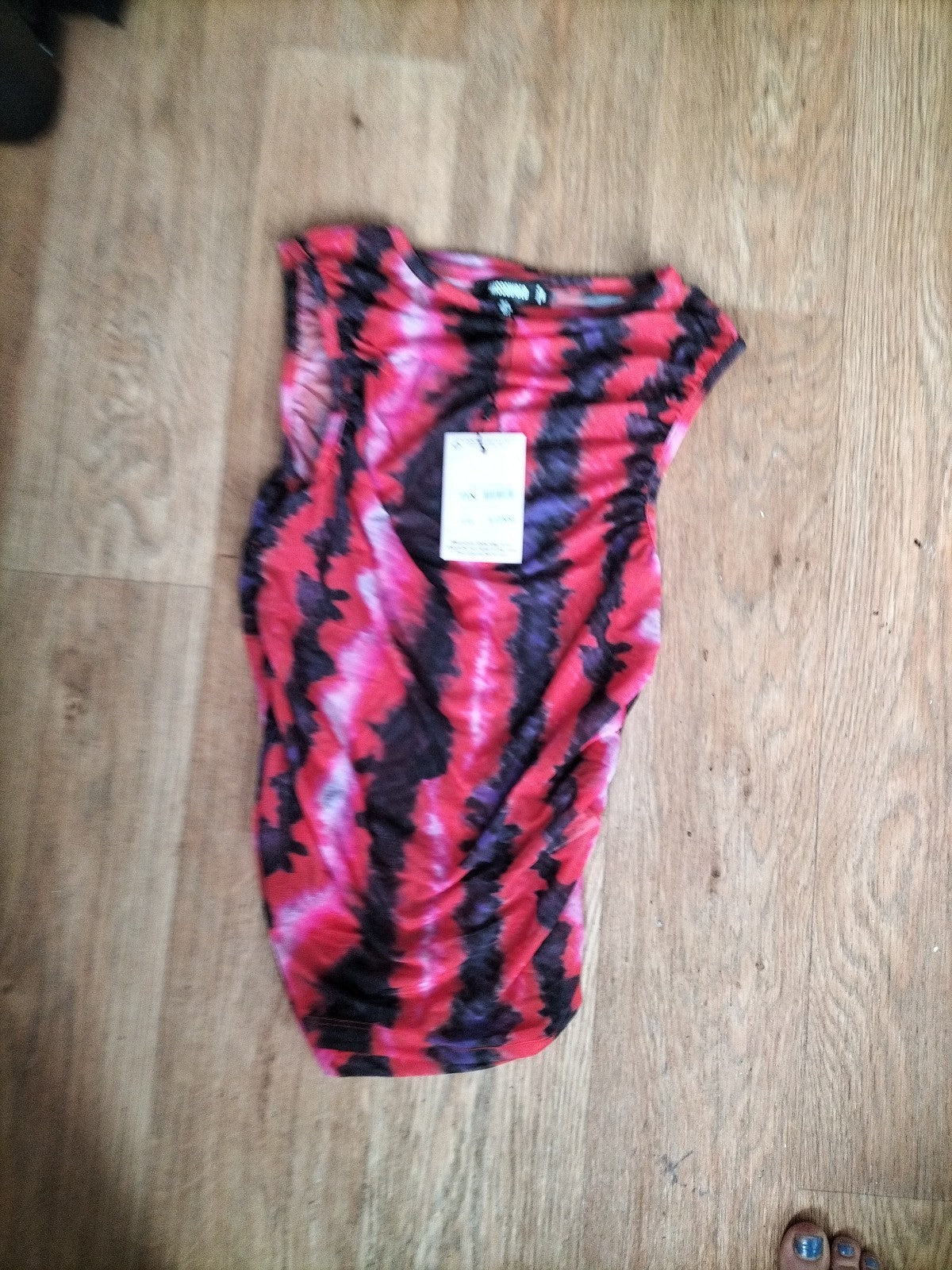 Brand New Ladies Misguided Size 6 Ruch Top