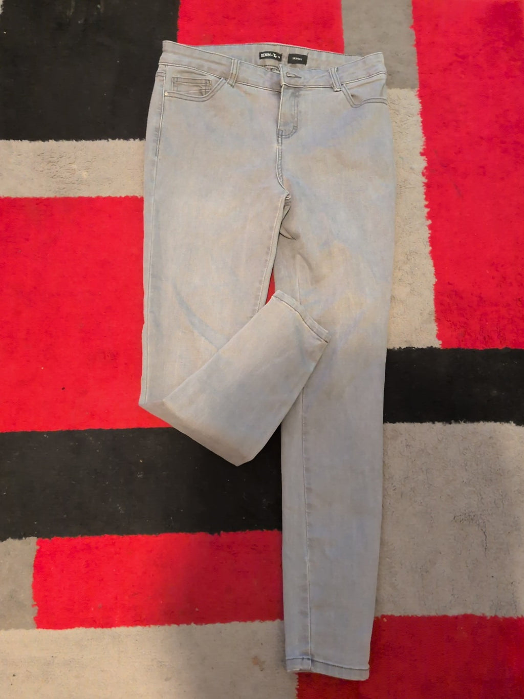 Ladies Denim By Tu Size 10r Skinny Grey Jeans