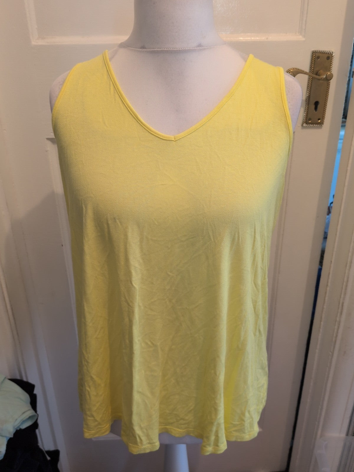 George 18 Yellow Sleeveless T-shirt