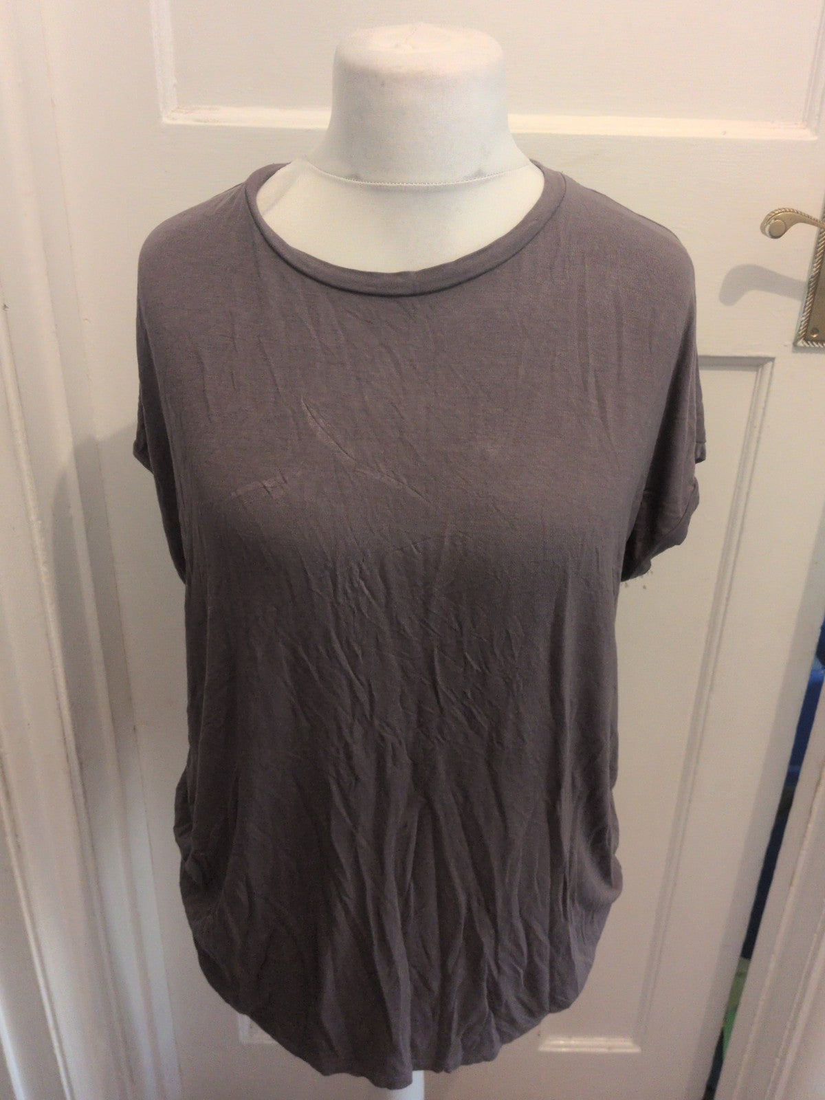 Tu 18 Relaxed Fit Grey Short Sleeve T-shirt