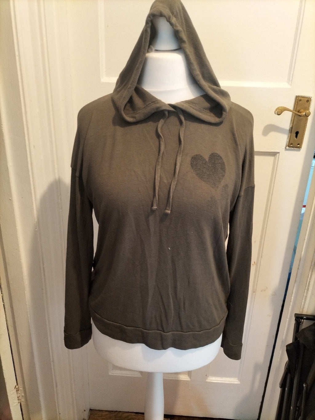 Ladies Day Dreams Size 10 Khaki Pullover Hoodie