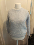 Ladies Primark Size 8 Lilac Fluffy Jumper